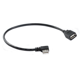 0.3M USB 2.0 AM/AF Extenstion Cable in Black