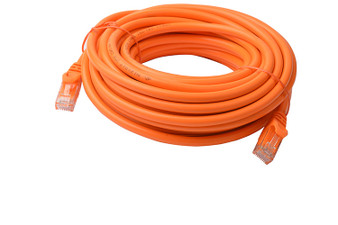 8Ware Cat 6a UTP Ethernet Cable, Snagless  - 10m Orange