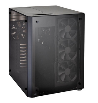 Lian Li PC-O8WX ATX Cube Case - Black  Window, NO PSU