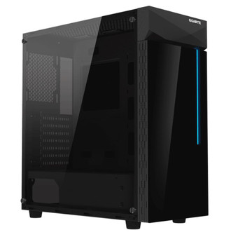 Gigabyte C200 RGB Tempered Glass ATX Mid-Tower PC Gaming Case 2x3.5' 2