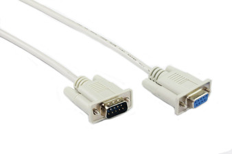 1.5M DB9M-DB9F Serial Extension Cable