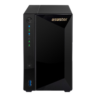 Asustor 2-Bay NAS, Hot Swap, Dust Proof, Marvell Armada A7020 1.6GHz D