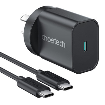 CHOETECH PD6003 25W USB-C Fast Charger with 2m USB-C Cable