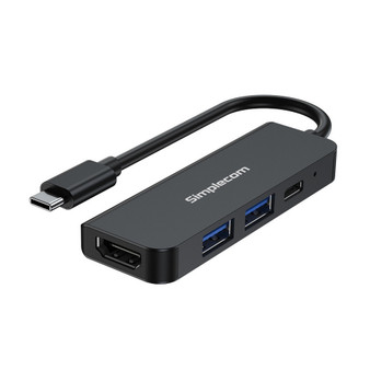 Simplecom CH540 USB-C 4-in-1 Multiport Adapter Hub USB 3.0 HDMI 4K PD