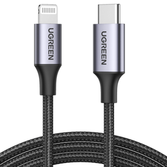 UGREEN 60759 USB-C to Lightning Fast-Charging Cable 1M