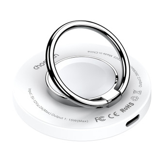 CHOETECH T603-F Ring Holder and Magnetic 15W Wireless Charger for Phon