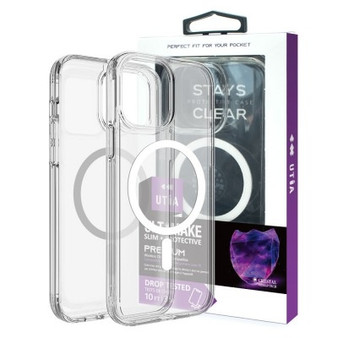 Ultimake Shockproof Transparent Magsafe Cover Case for iPhone 15