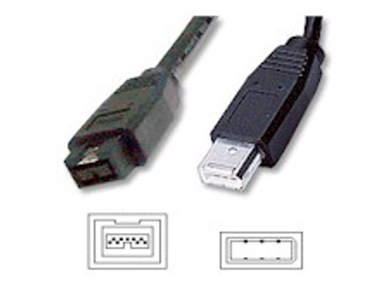 2M Firewire 1394B 9Pin/6Pin Cable