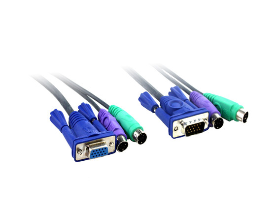 10M KVM Cable With HD15M-F