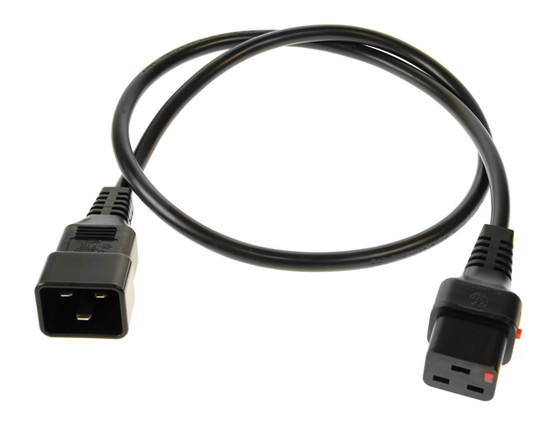1M C19 to C20 Cable with IEC Lock