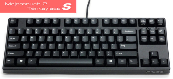 Majestouch 2 S Filco Tenkeyless Black mechanical keyboard, Pink Switch