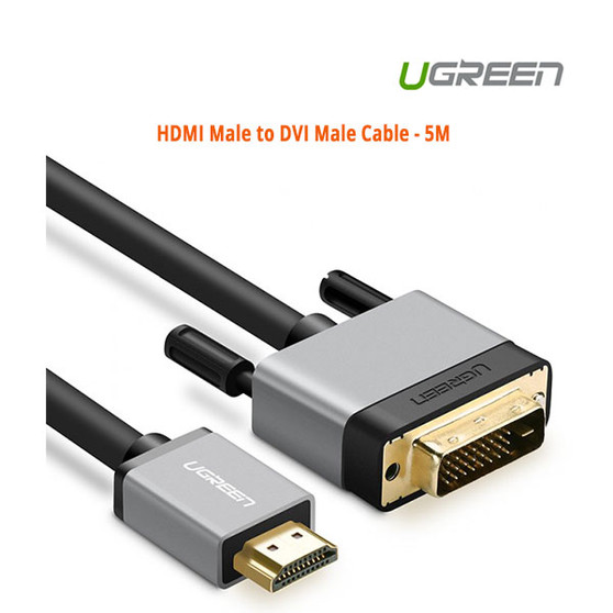 5M Ugreen HDMI Male to DVI Male Cable - ACBUGN20889