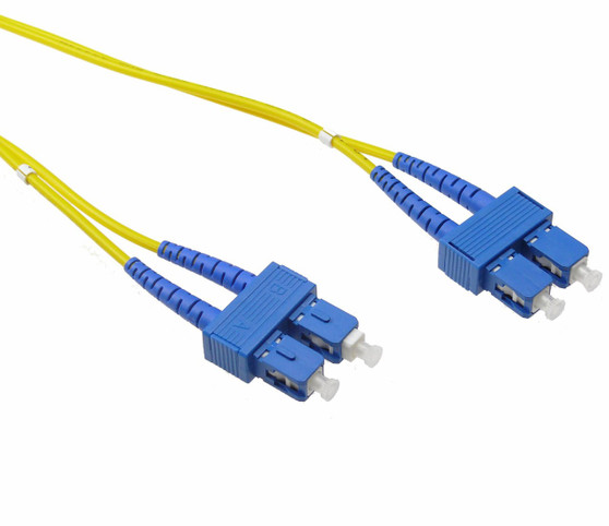 LinkBasic Single Mode OS1 LSZH Duplex SC-SC Fibre Optic Patch Cord 3 Metre