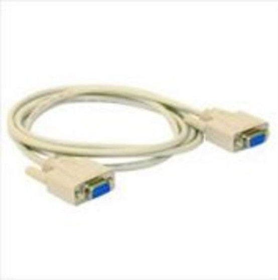 Null Modem Cable 2m - DB9 Female to Female 7C -Cu Molded type Grey