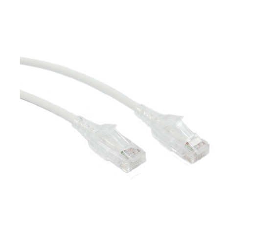0.25M Slim CAT6 UTP Patch Cable LSZH in White