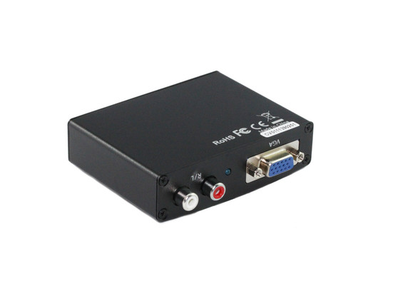HDMI to VGA + R/L 2 RCA Audio Converter Box ( with power adaptor )