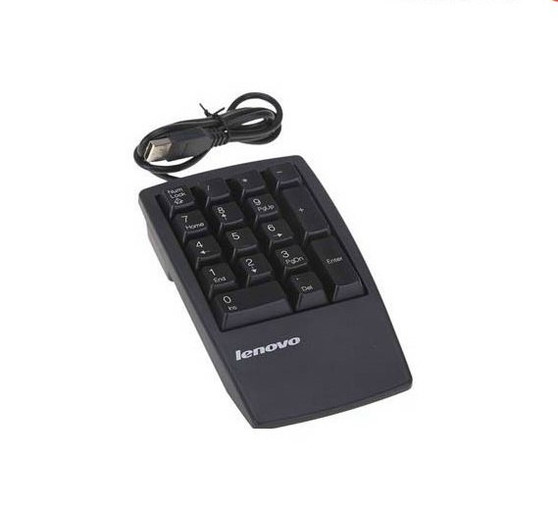 Lenovo USB Numeric Keypad Black 17-Key Number Pad for IBM ThinkPad or