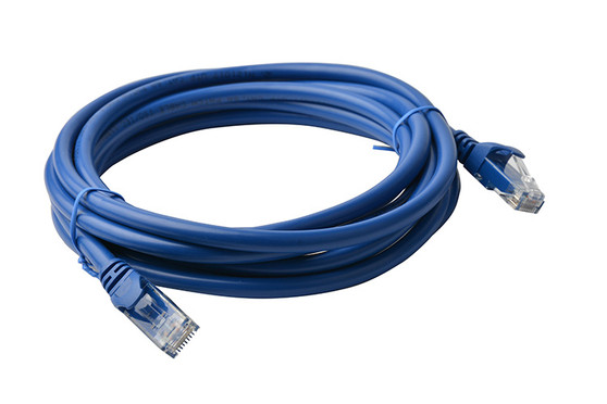 8Ware Cat 6a UTP Ethernet Cable, Snagless  - 7m Blue