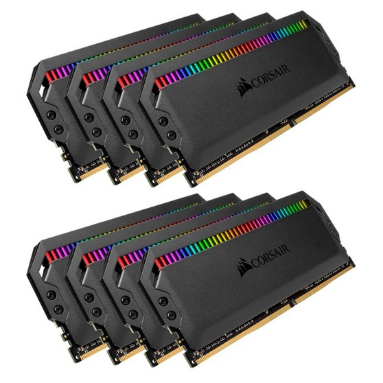 Corsair Dominator Platinum RGB 128GB (8x16GB) DDR4 3600MHz CL18 DI