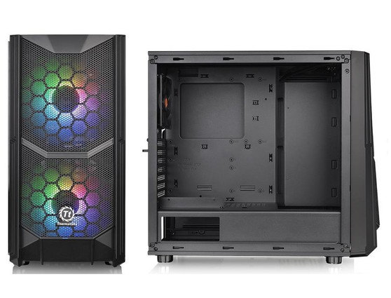 Mid Tower: Commander C35 Tempered Glass ARGB, USB 3.0 x2, RGB Switch,