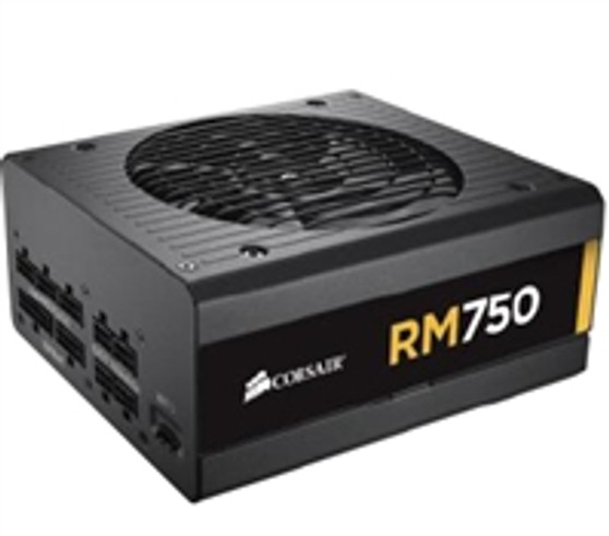 Power Supply: 750W RM-750, 80 PLUS Gold Certified, Full Modular