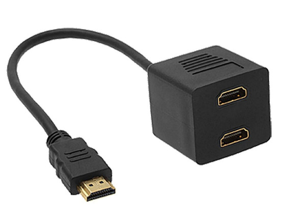 Astrotek HDMI Splitter Cable 15cm - v1.4 Male to 2x Female Amplifier D