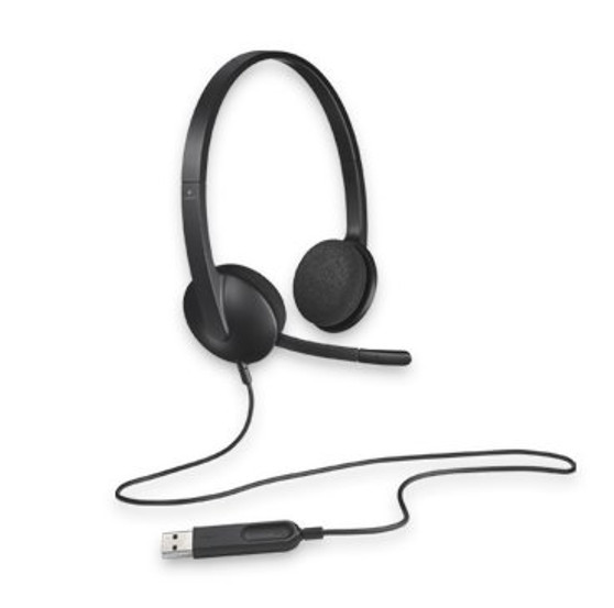 Logitech H340 Plug-and-Play USB headset with Noise Cancelling MIC