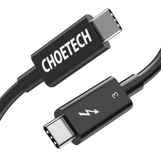 CHOETECH A3009 USB Type C Thunderbolt 3 Cable 5K/60Hz 40Gbps 0.8M