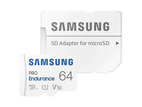 SAMSUNG 64GB PRO Endurance microSDXC with Adapter MB-MJ64KA