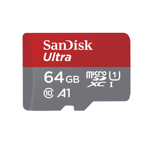SanDisk 64GB Ultra microSDXC UHS-I Card (SDSQUAB-064G-GN6MN)