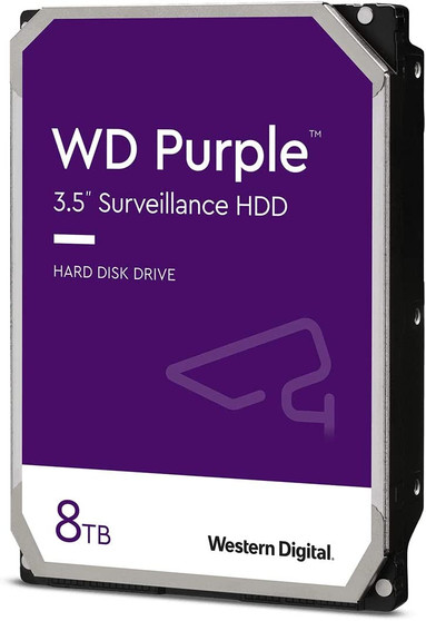 Western Digital WD Purple 8TB 3.5' Surveillance HDD 128MB Cache SATA3