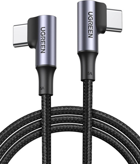 UGREEN 70698 Right Angle 100W USB C Cable 2M UGREEN 70698 Right Angle 100W USB C Cable 2M