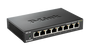 D-Link DGS-108 8-Port Gigabit Desktop Switch (Metal Housing)