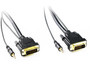 5M DVI-D to DVI-D Cable with 3.5mm Audio