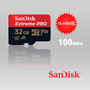 32Gb Sandisk Micro Sdhc Extreme Pro 4K , A1 V30, Uhs-I/ U3, 100Mb/S