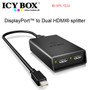 ICYBOX IB-SPL1024 DisplayPort to Dual HDMI splitter