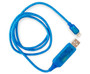 Visible Flowing USB Lightning Charging Cable - Blue