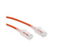 0.5M Slim CAT6 UTP Patch Cable LSZH in Orange