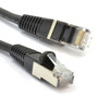 Edimax 0.5m Black 10GbE Double Shielded CAT6A Network Cable - LSZH