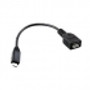 Micro USB - OTG USB2.0 Cable 10cm Black