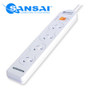 Sansai 4-Way Power Board (131P) with Master Switch