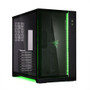 Lian Li PC-O11 Dynamic Black Case Tempered Glass Window no PSU - Razer Edition