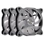 Lian Li Accessory BORAD120RGB-3G Bora Digital 120mm Fan RGB, 3 PCS, Space Gray