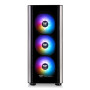 Mid Tower: Level 20 MT Tempered Glass ARGB Case, 3x ARGB 120mm Fan, US