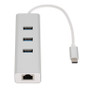 Astrotek USB-C Type-C to LAN + 3 Ports USB3.0 Hub Gigabit RJ45 Etherne