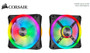 Corsair QL120 RGB, ICUE, 120mm RGB LED PWM Fan 26dBA, 41.8 CFM, Single