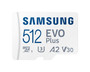 SamSung 512GB MB-MC512KA EVO Plus microSD Card 130MB/s with Adapter