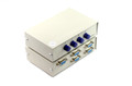 4 Way DB9 RS232 Push-Button Data Switch