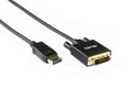 2M Active Displayport to DVI Cable