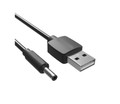 0.8M USB 2.0 to 5V DC Power with 3.5mm x1.35mm plug